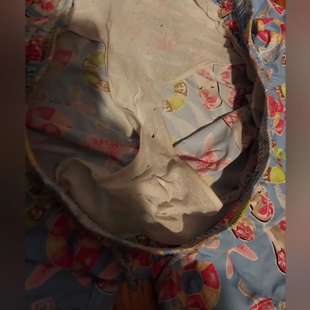 Vilebrequin Swim Trunks Board Shorts Blue Size XXXL Starfish Beach Crabs Coastal - Picture 5 of 12